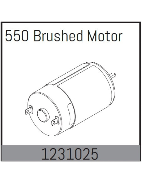550 Brushed Motor - CR3.4eco