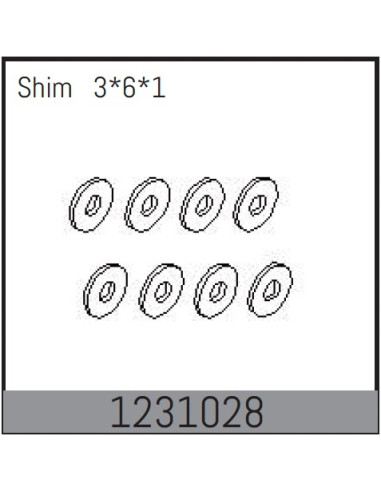 Washer 3X6X1 8