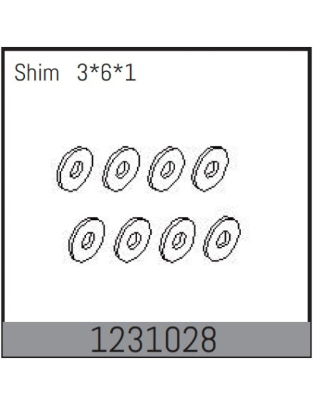 Washer 3X6X1 8