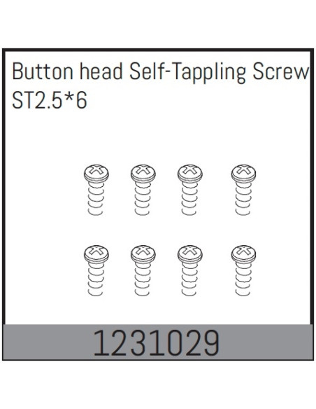 Button Head Screws M2.5X6 8