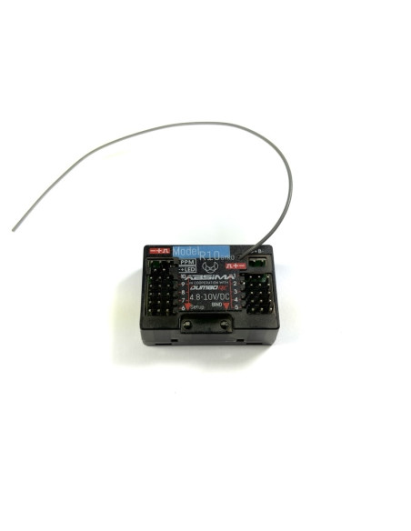 10-Channel Receiver w. Gyro R10GYRO 2.4GHz