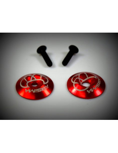Rear wing Alu. Washer, red 2