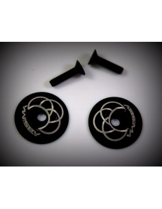 Rear wing Alu. Washer, black 2