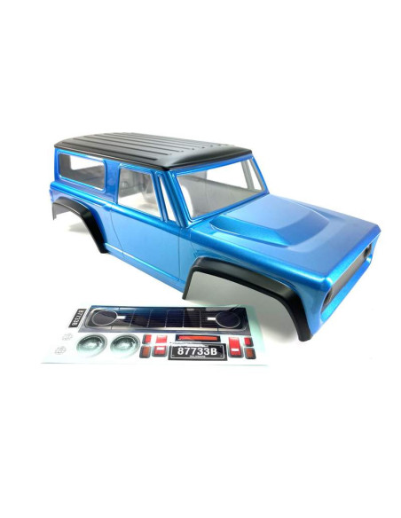 PC Crawler Body "Bronco Style" Met.-Blue (313mm)