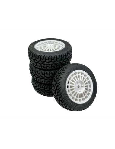 1:10 Wheel Set ""Rallye Street Design"" white (4)