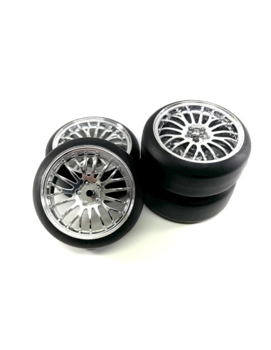 1:10 Drift Wheel Set "The Pimp" chrome (4)