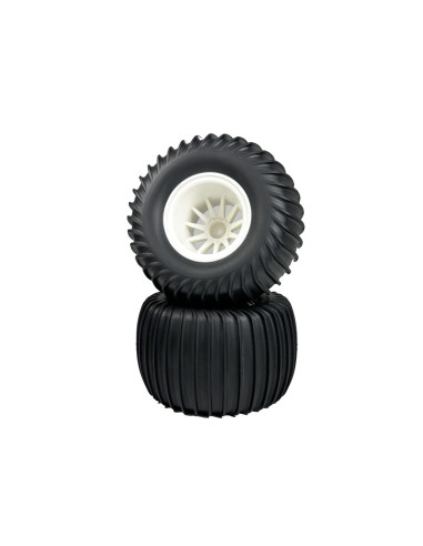 1:10 Wheel Set "Monster Sand Wheels" white (2)