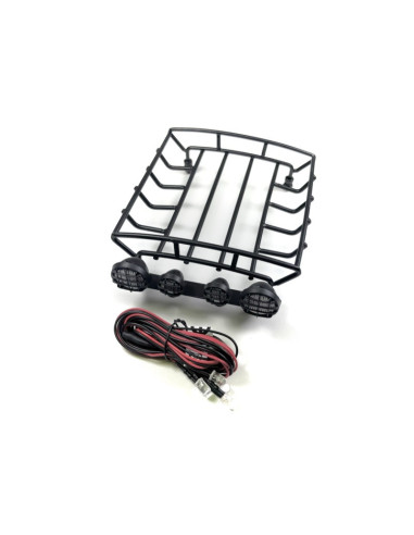 Metal Luggage Rack with LED Set 130mm