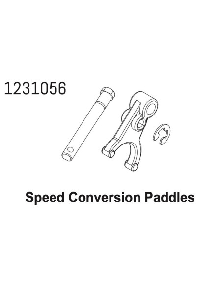 2-Speed Shaft & E-Clip Set CR4.4