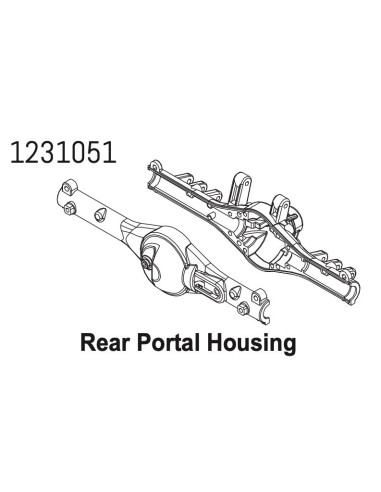 Rear Axle Housing CR4.4