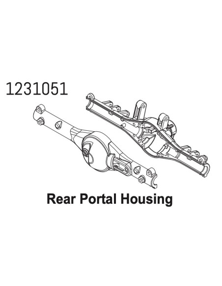 Rear Axle Housing CR4.4