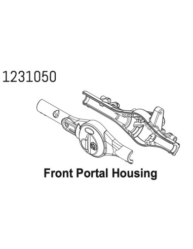 Front Axle Housing CR4.4