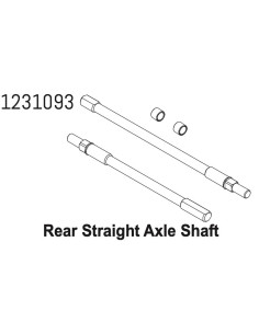 Straight Axle Shaft (rear)...