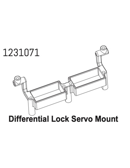 Servo Mount (Diff-Lock) CR4.4