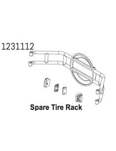 Spare Tire Rack CR4.4