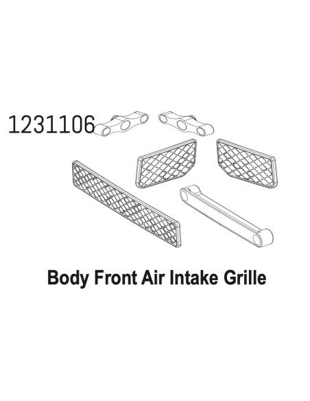 Front Mesh Grille Set CR4.4