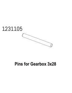 Gearbox Pin 3*28 CR4.4