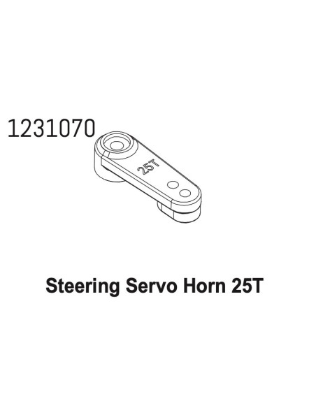 Steering Servo Horn Set 25T CR4.4
