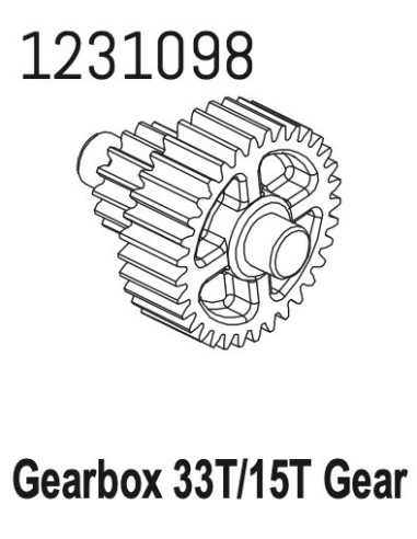 Metal Gear 33T/15T-M0.6 CR4.4