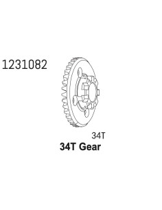 Crown Gear 34T CR4.4