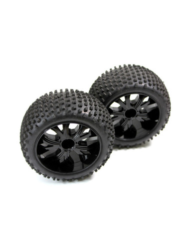 Tire Set f/r (2) Truggys.)