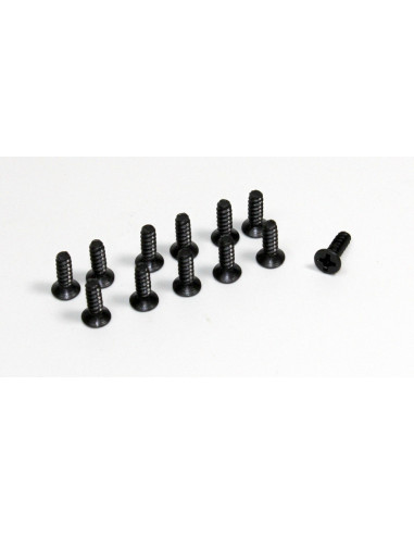 Flat Cross Screw 3x10 (12) Buggy/Truggy