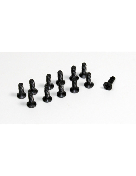 Flat Cross Screw 3x10 (12) Buggy/Truggy