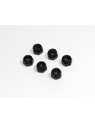 Nylon Self-lock Nut M4 (6) Buggy/Truggy