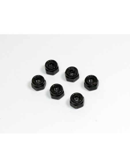 Nylon Self-lock Nut M4 (6) Buggy/Truggy