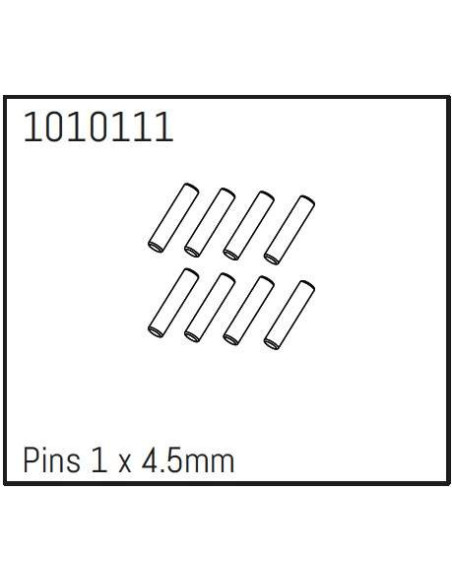 Pins 1 x 4.5mm - PRO Crawler 1:18 (8) 1010111
