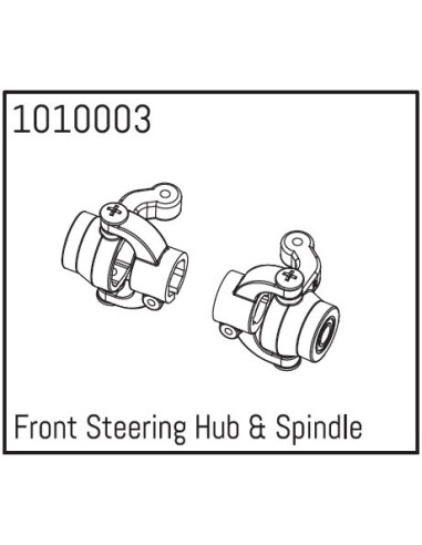 Front Steering Hub & Spindle 1010003