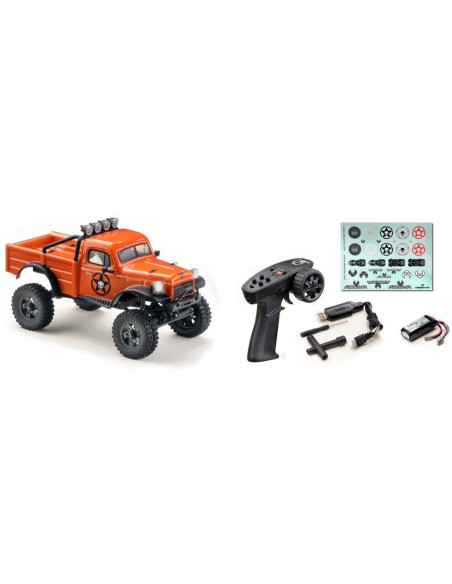 1:18 EVO Crawler "Power Wagon V2" 2-Gear orange RTR 18022V2