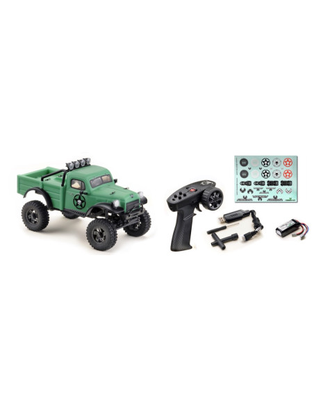 1:18 EVO Crawler "Power Wagon V2" 2-Gear green RTR 18023V2