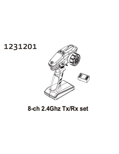 10-CH 2.4Ghz TX-RX Set CR4.4 PATROL