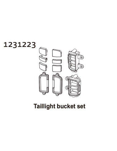 Taillight Bucket Set CR4.4 PATROL