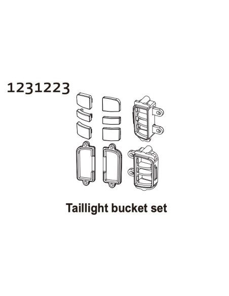 Taillight Bucket Set CR4.4 PATROL