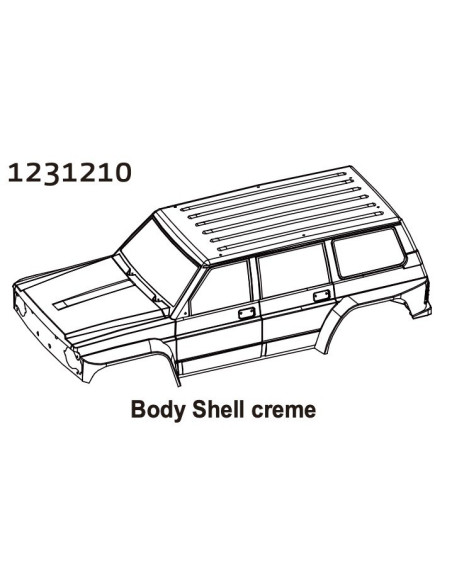 Body Shell creme CR4.4 PATROL