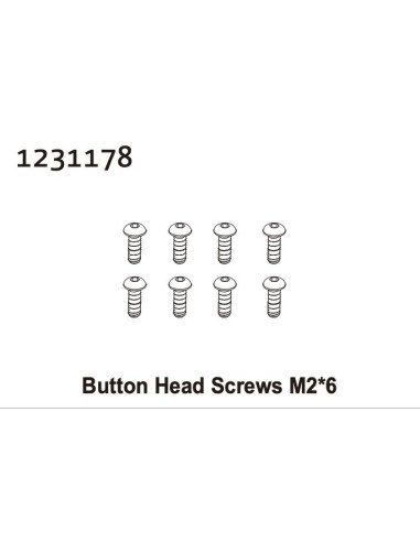 Button Head Screw M2*6 (8)