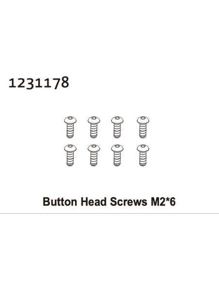 Button Head Screw M2*6 (8)