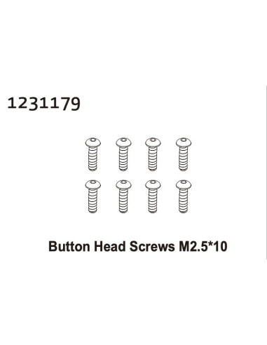 Button Head Screw M2.5*10 (8)