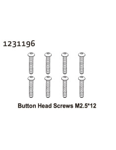 Button Head Screws M2.5*12 (8)