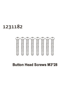 Button Head Screw M3*28 (8)