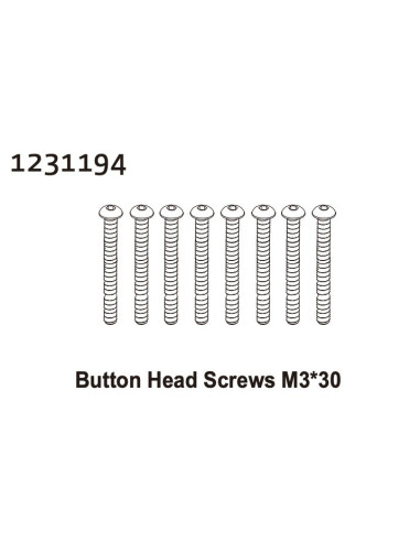Button Head Screw M3*30 (8)