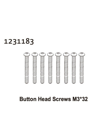 Button Head Screw M3*32 (8)