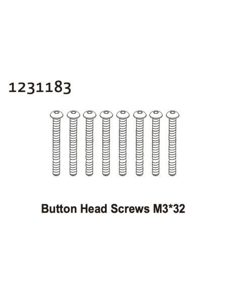 Button Head Screw M3*32 (8)