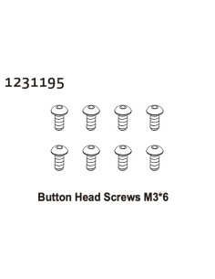 Button Head Screws M3*6 (8)