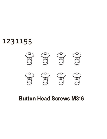 Button Head Screws M3*6 (8)