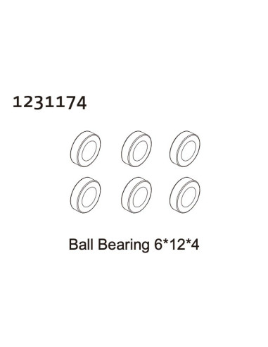 Ball Bearing 6*12*4 (6)