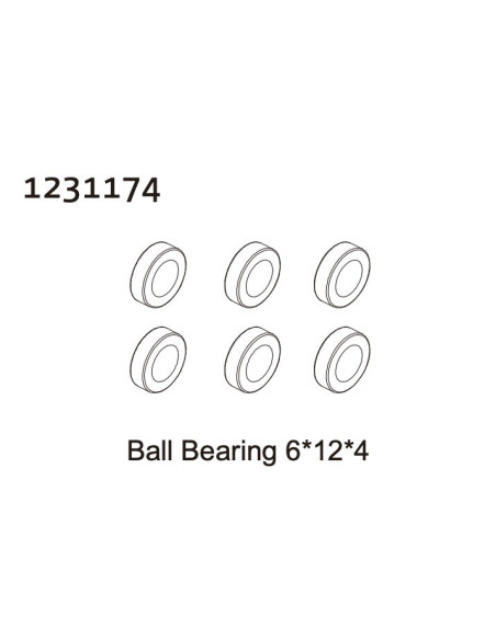 Ball Bearing 6*12*4 (6)