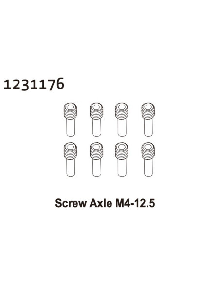 Screw Pin M4*12.5 (8)